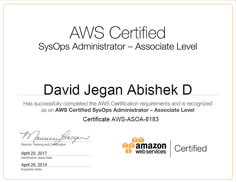 AWS Sysops - Associate