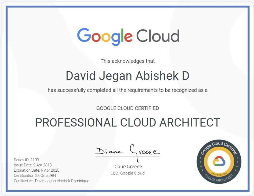 Google Cloud Professional